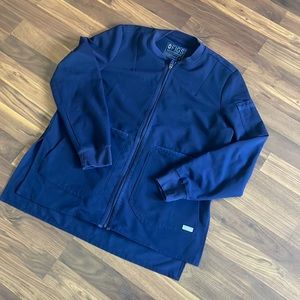 Bellery Scrub Jacket, Figs, Medium and Small